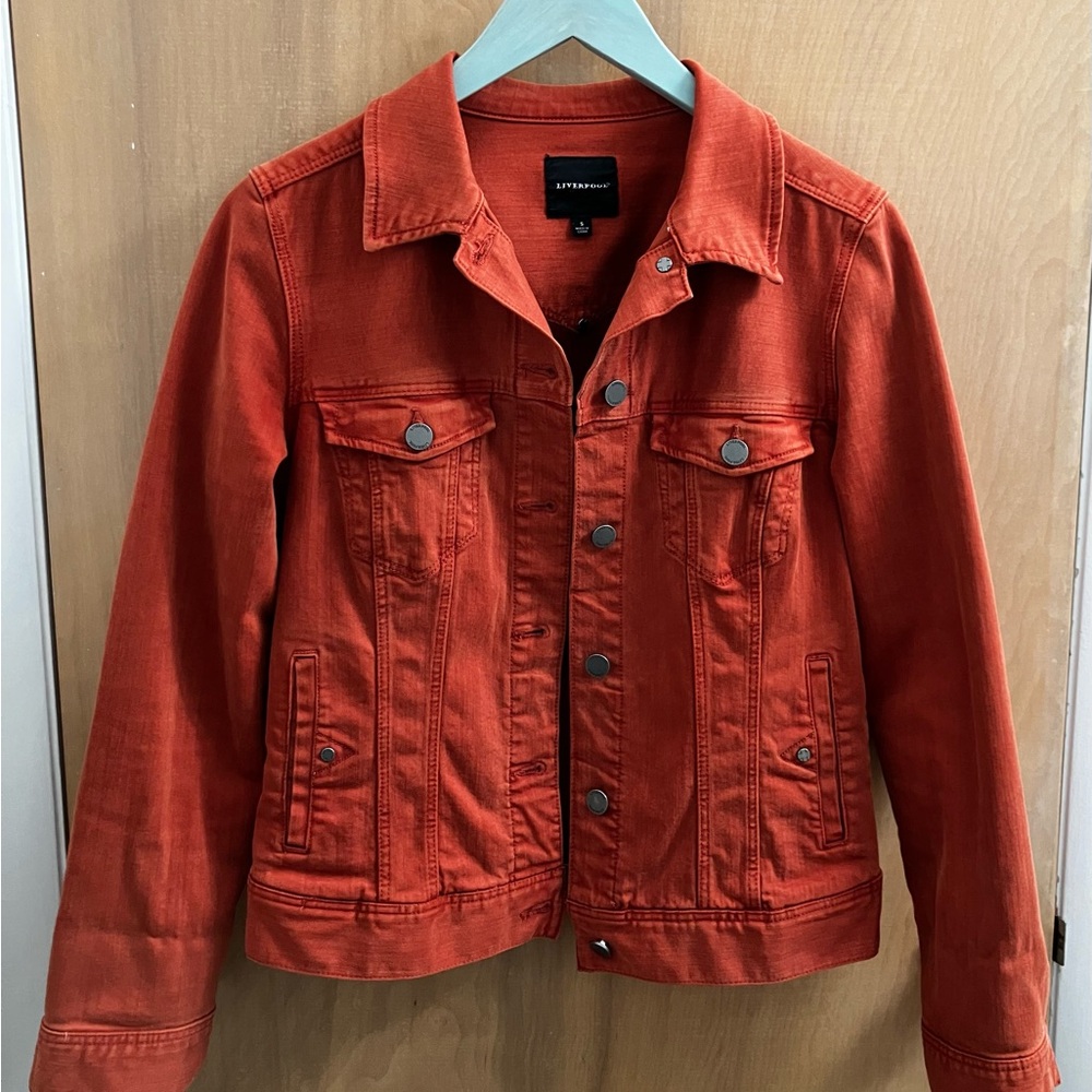 Liverpool Orange/Rust Denim Jacket